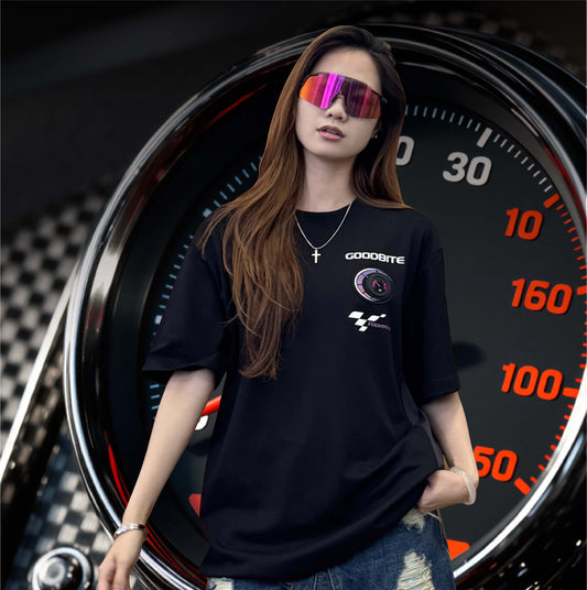 GOODBITE Dynamic Racing Emoticons Display T-shirt