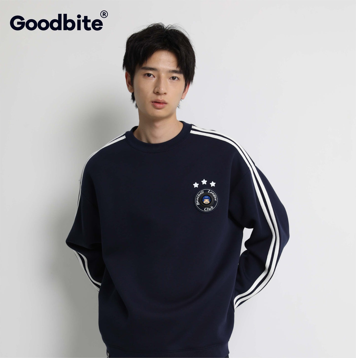 GOODBITE Dynamic Emoticon Display Baseball Hoodie