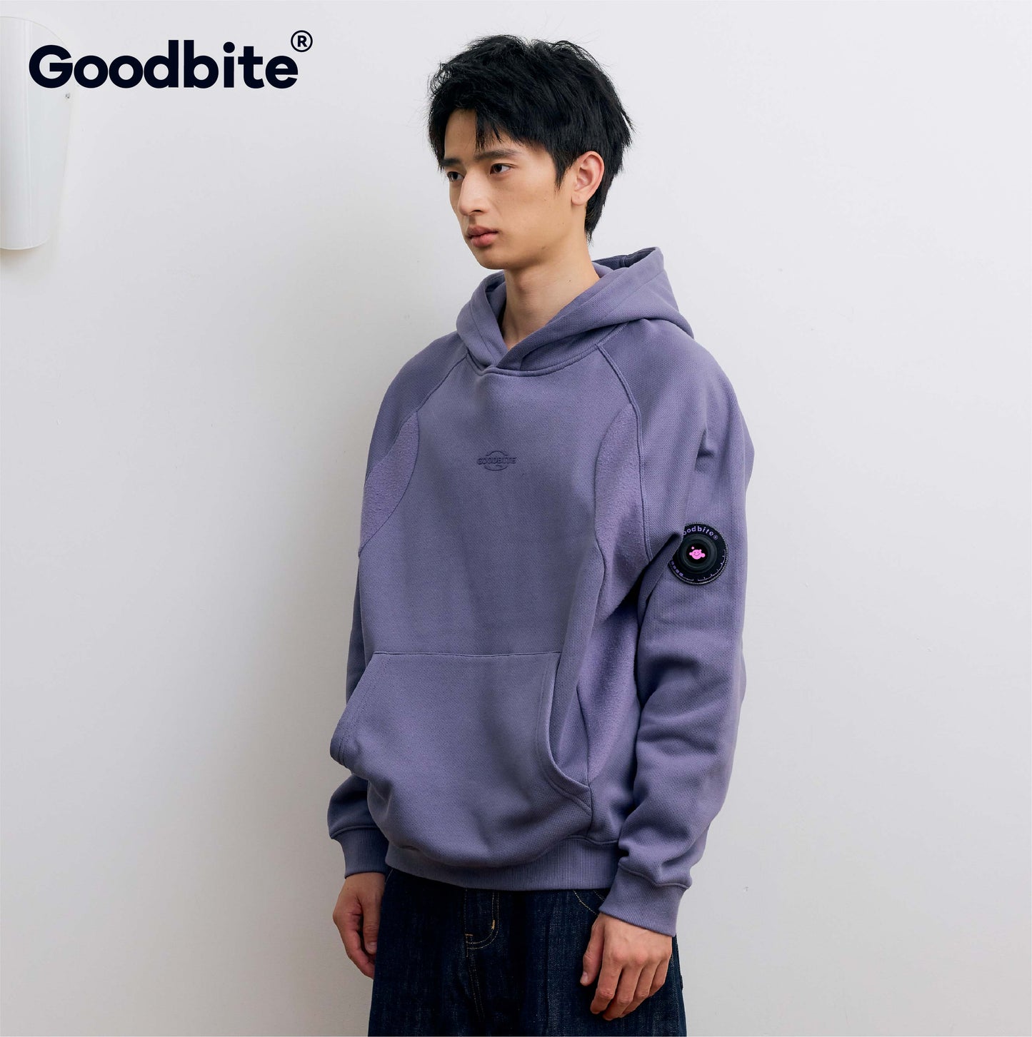 GOODBITE Dynamic Emoticon Display Fleece Hoodie