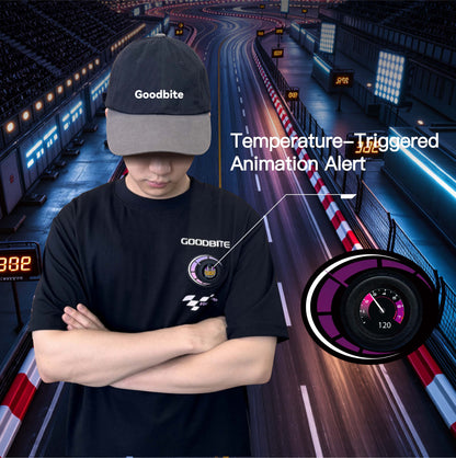 GOODBITE Dynamic Racing Emoticons Display T-shirt