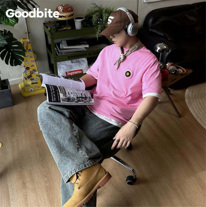 GOODBITE Dynamic Full Moon Emoticons Display T-shirt