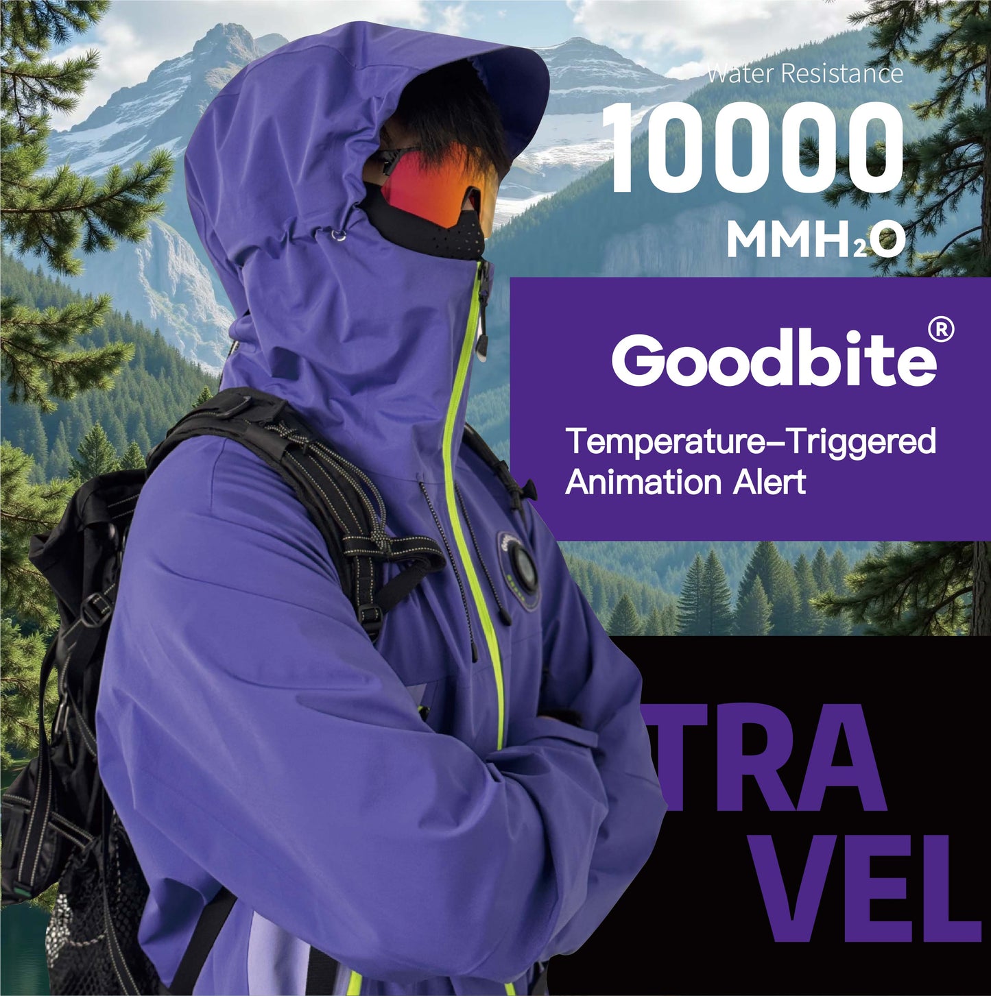 GOODBITE Temperature Alert Display Windbreaker