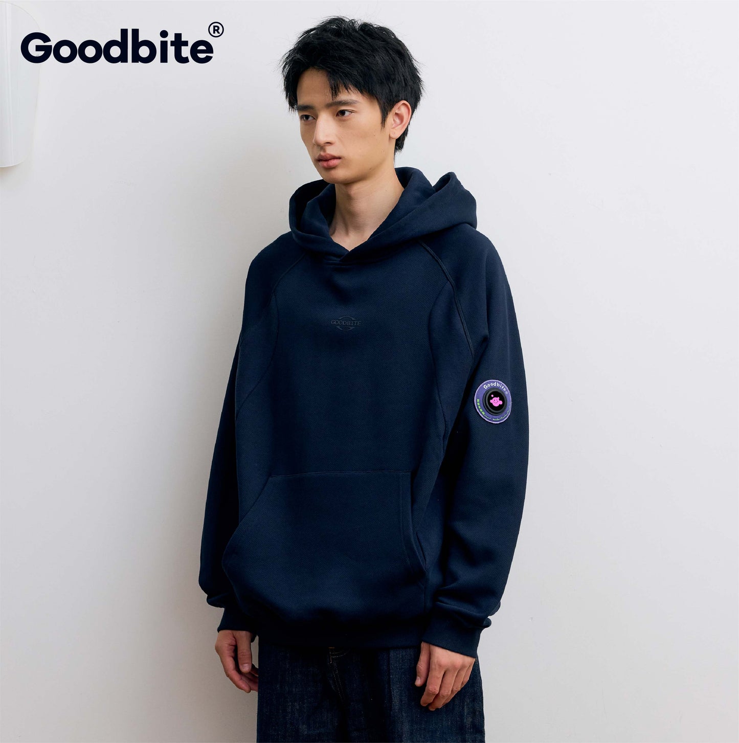 GOODBITE Dynamic Emoticon Display Fleece Hoodie