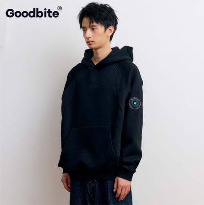 GOODBITE Dynamic Emoticon Display Fleece Hoodie