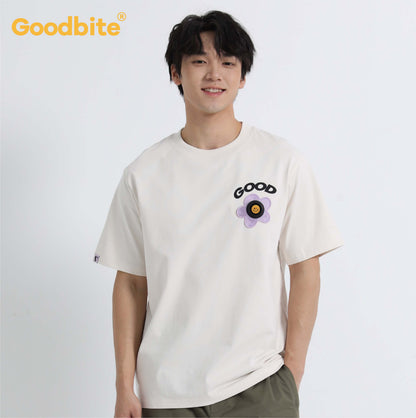 Goodbite Dynamic Floral Emoticons Display T-shirt