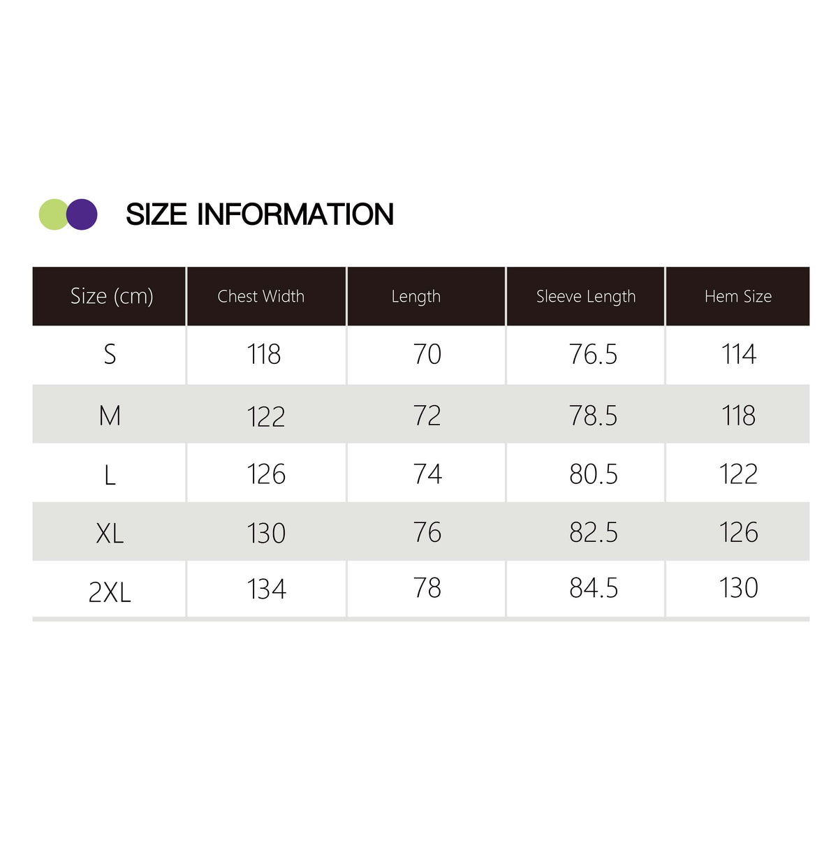 GOODBITE Temperature Alert Display Windbreaker