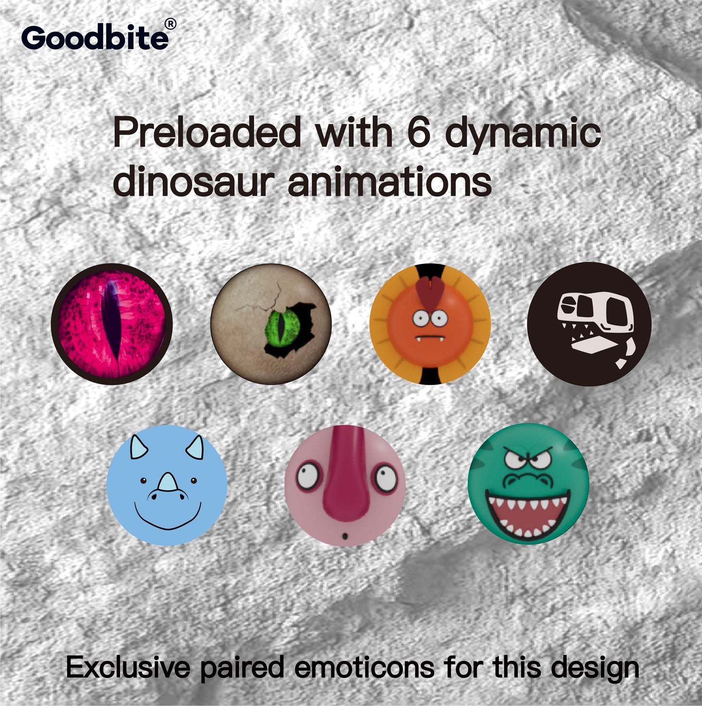 GOODBITE Dynamic Dinosaur Display T-shirt