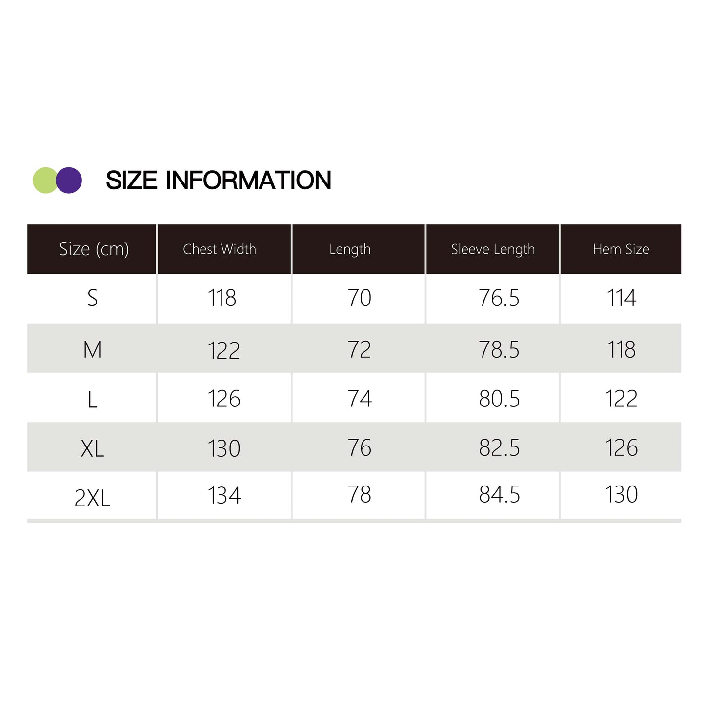 GOODBITE Temperature Alert Display Windbreaker