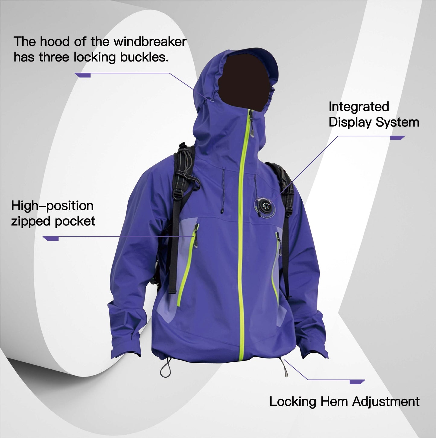 GOODBITE Temperature Alert Display Windbreaker