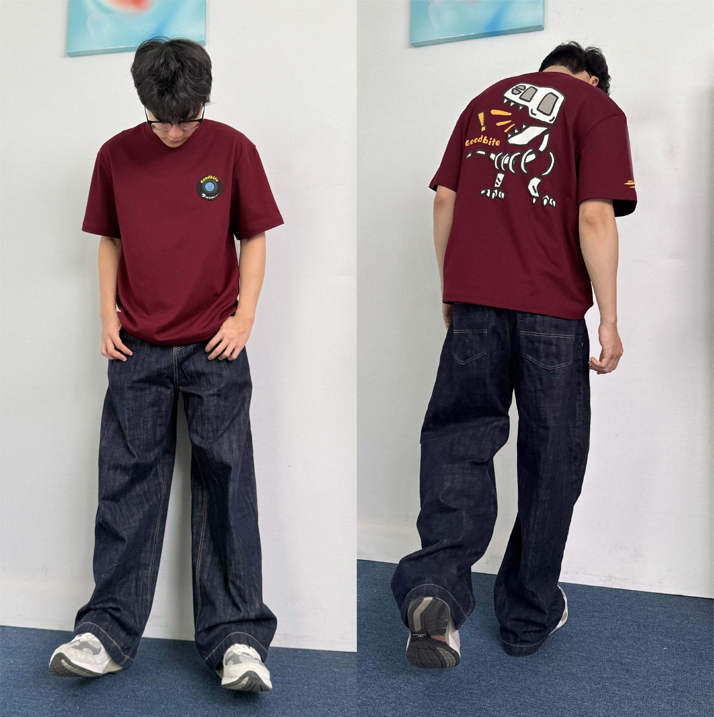 GOODBITE Dynamic Dinosaur Display T-shirt