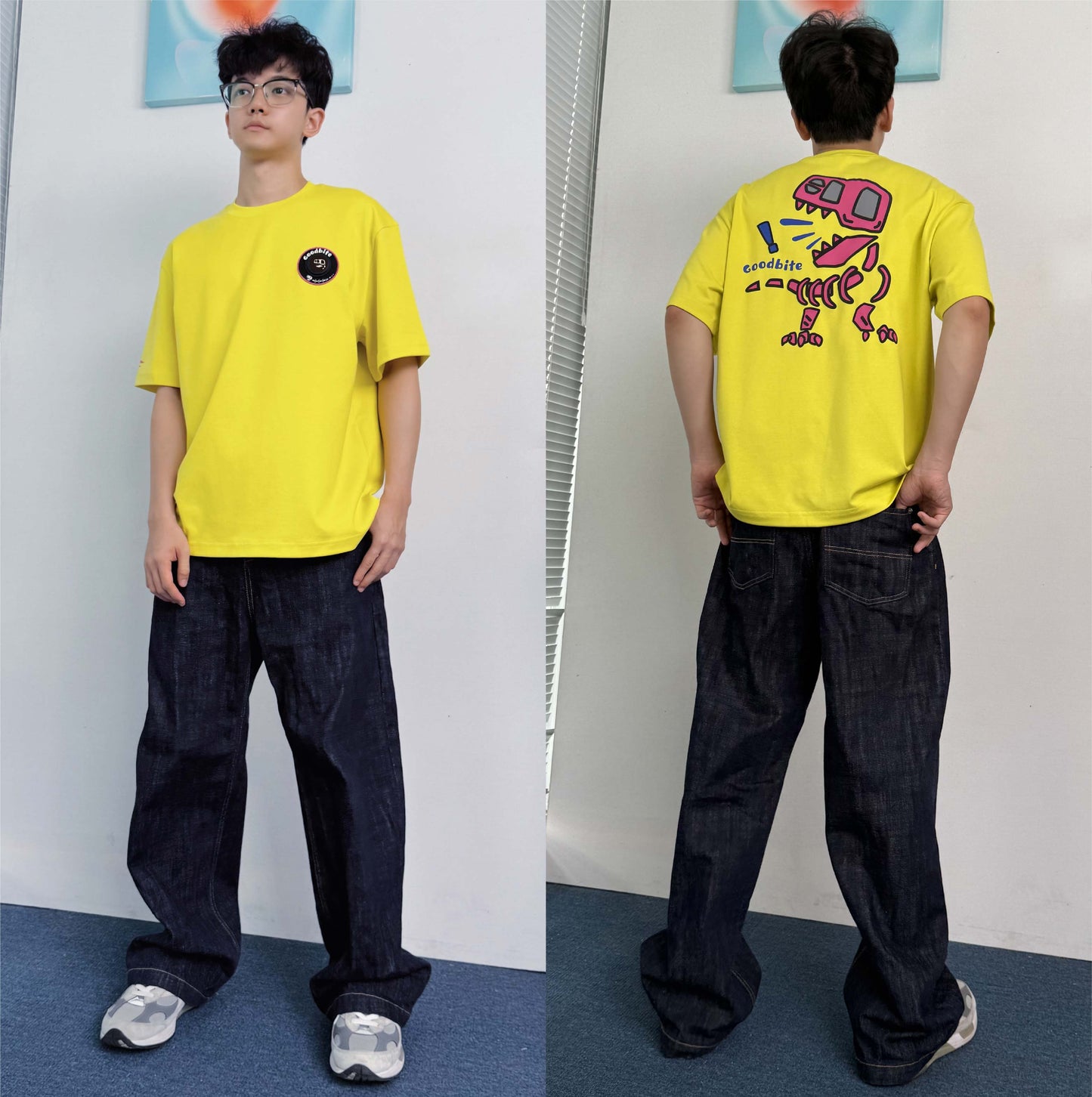 GOODBITE Dynamic Dinosaur Display T-shirt