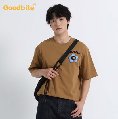 Goodbite Dynamic Floral Emoticons Display New Flower T-shirt