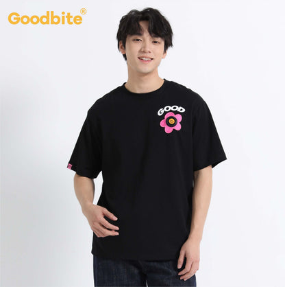 Goodbite Dynamic Floral Emoticons Display New Flower T-shirt