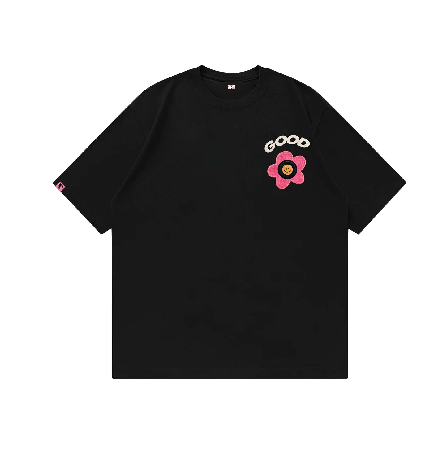 Goodbite Dynamic Floral Emoticons Display New Flower T-shirt