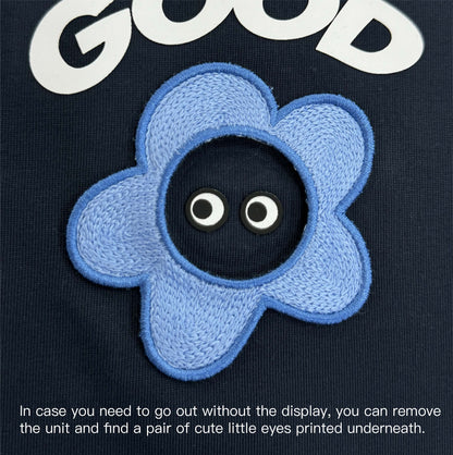 Goodbite Dynamic Floral Emoticons Display New Flower T-shirt