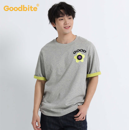 Goodbite Dynamic Floral Emoticons Display New Flower T-shirt