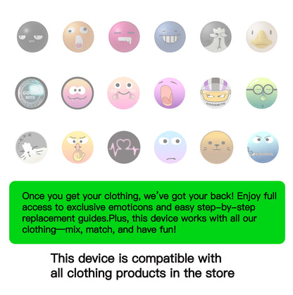 GOODBITE Dynamic Emoticon Display Hoodie