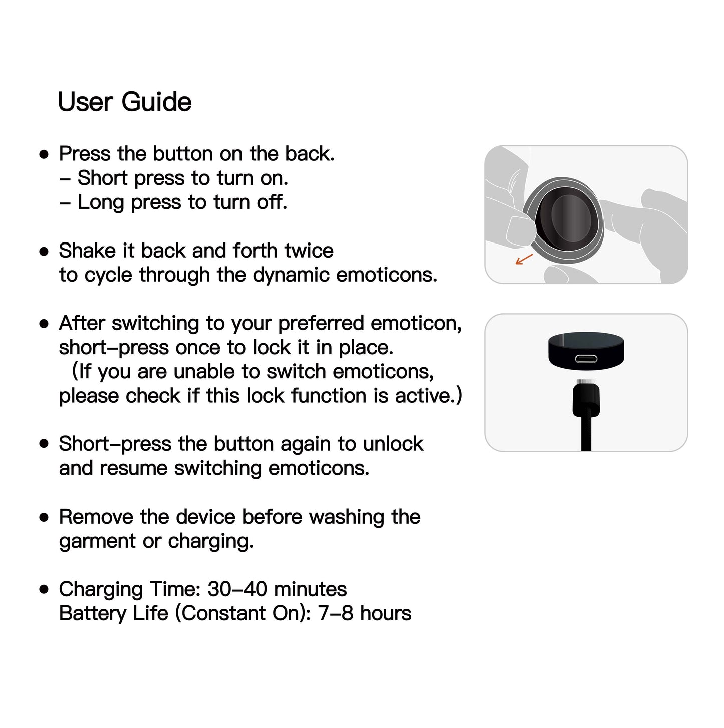 GOODBITE Fun Carnival Dynamic Emoji Display Padded Jacket for kids