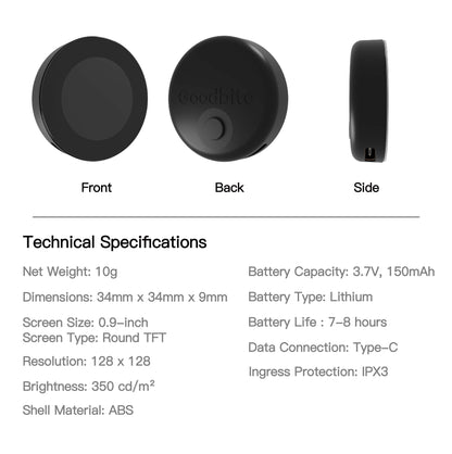 GOODBITE Fun Carnival Dynamic Emoji Display Padded Jacket for kids