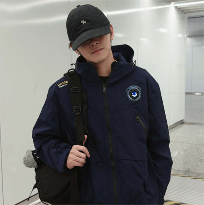 GOODBITE Nautical Series Waterproof Woven Windbreaker with Display Screen