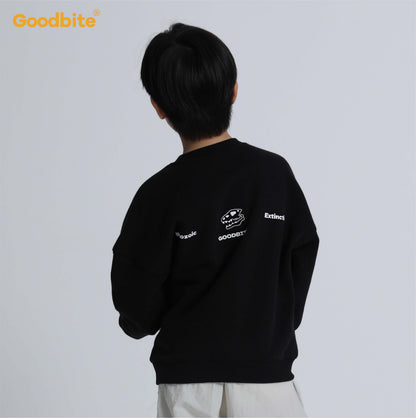 Goodbite Kids' Crewneck Sweatshirt with Animated Emojis，Free Shipping