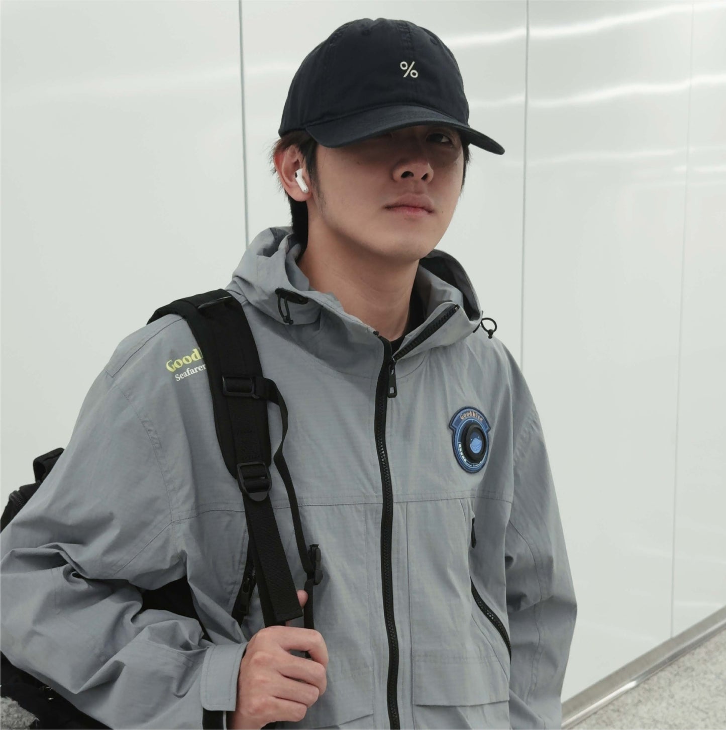 GOODBITE Nautical Series Waterproof Woven Windbreaker with Display Screen