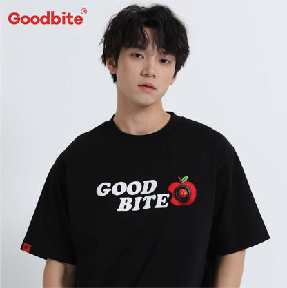 Goodbite Dynamic Floral Emoticons Display Apple T-shirt