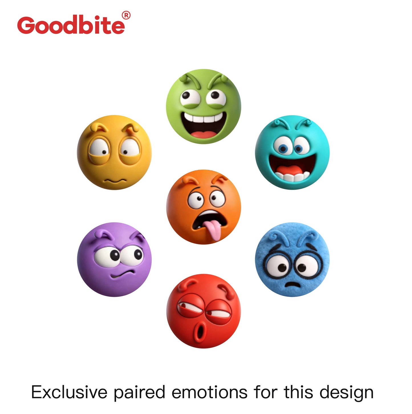 Goodbite Dynamic Floral Emoticons Display Apple T-shirt