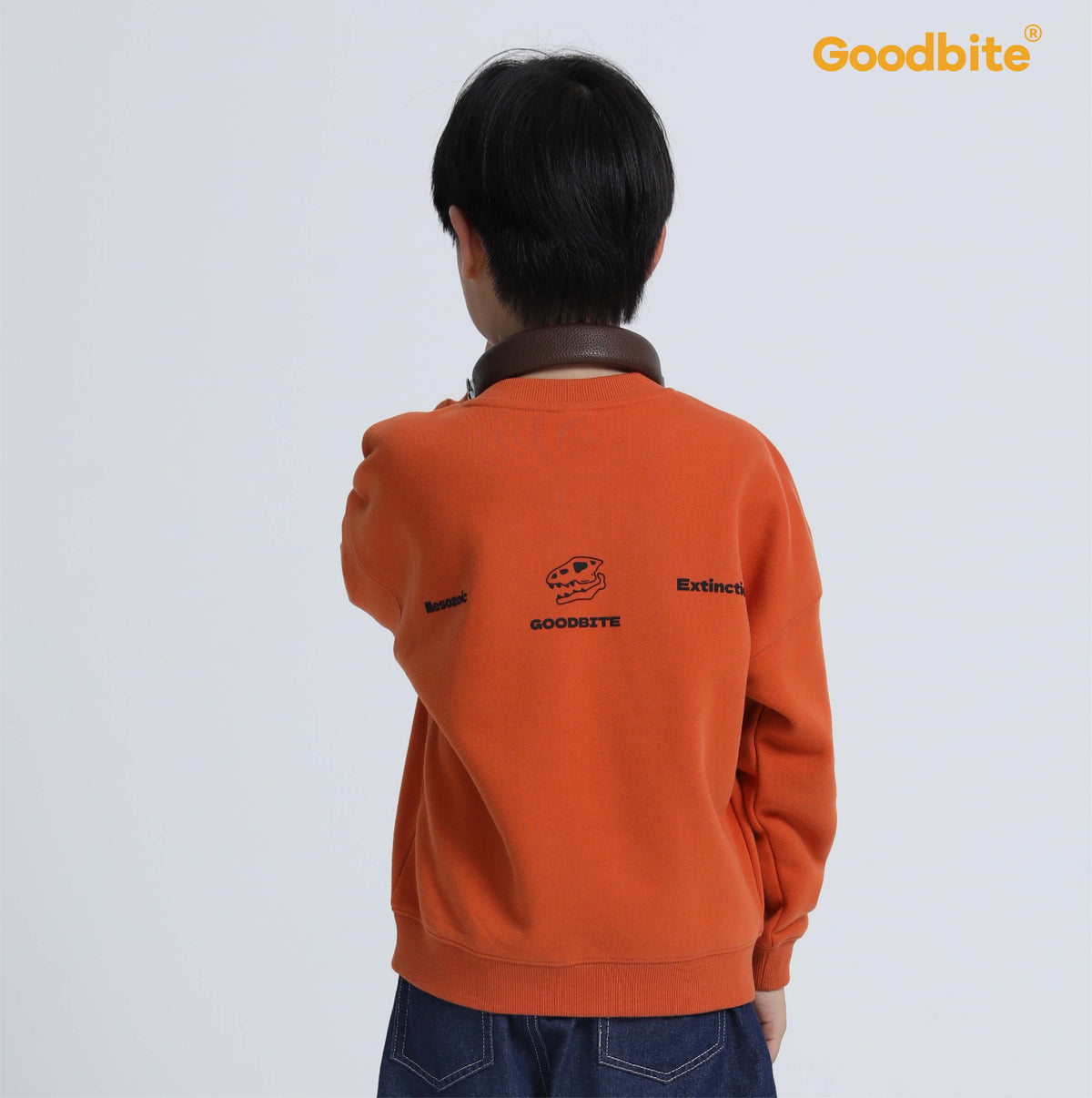 Goodbite Kids' Crewneck Sweatshirt with Animated Emojis，Free Shipping