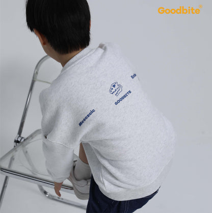 Goodbite Kids' Crewneck Sweatshirt with Animated Emojis，Free Shipping