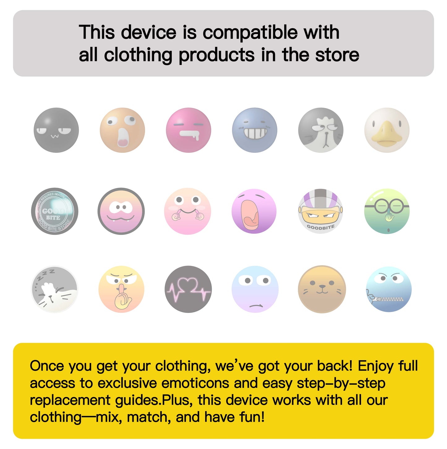 Goodbite Dynamic Floral Emoticons Display Apple T-shirt