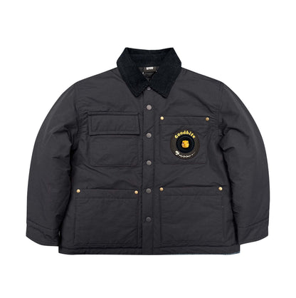 GOODBITE Dinosaur Forest Animated Emoji Display Padded Jacket for kids