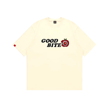 Goodbite Dynamic Floral Emoticons Display Apple T-shirt