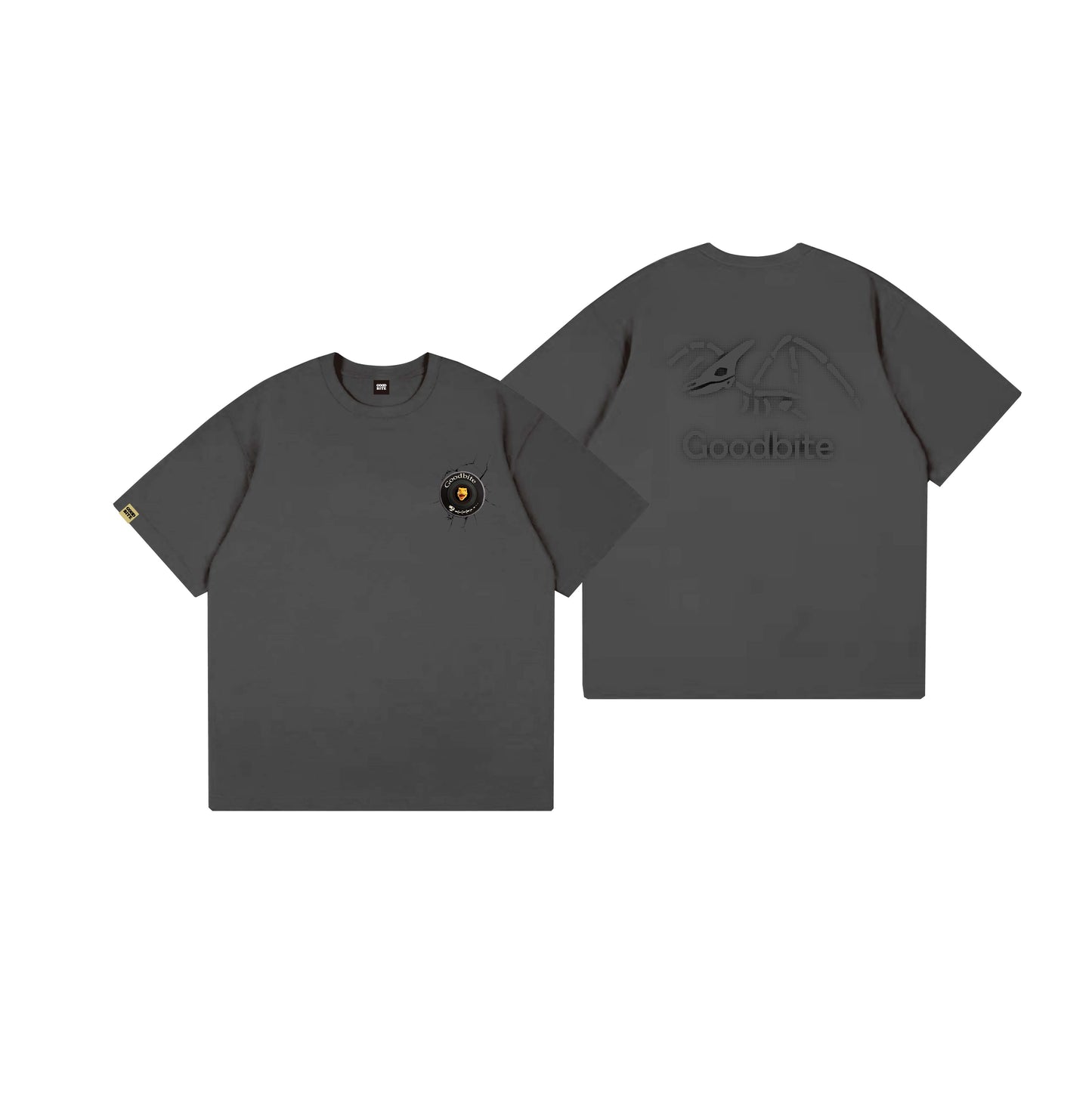 Goodbite Dinosaur Forest Animated Emoji Display T-shirt