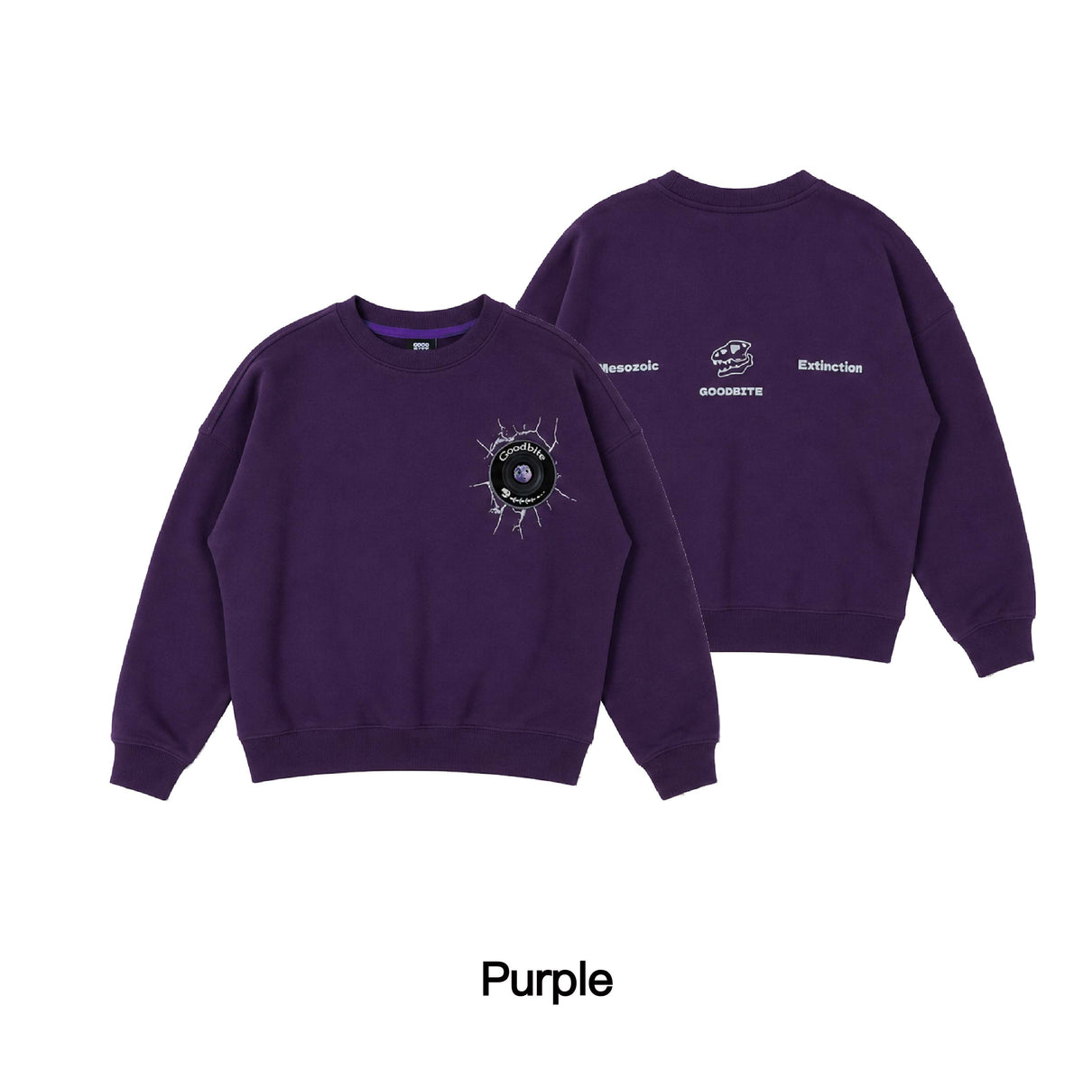 Goodbite Kids' Crewneck Sweatshirt with Animated Emojis，Free Shipping