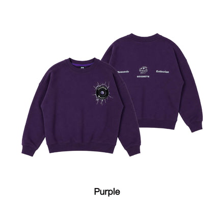 Goodbite Kids' Crewneck Sweatshirt with Animated Emojis，Free Shipping