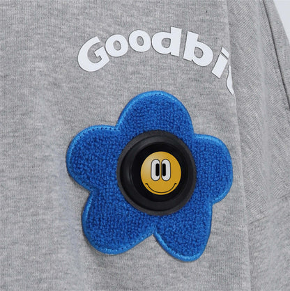 Goodbite Kids' Crewneck Sweatshirt with Animated Emojis，Free Shipping