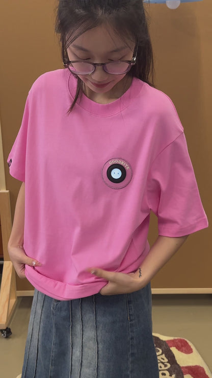 GOODBITE Dynamic Full Moon Emoticons Display T-shirt