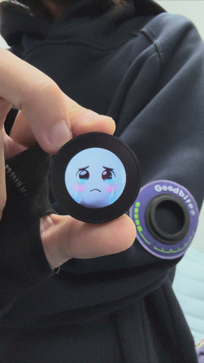 GOODBITE Dynamic Emoticon Display Fleece Hoodie